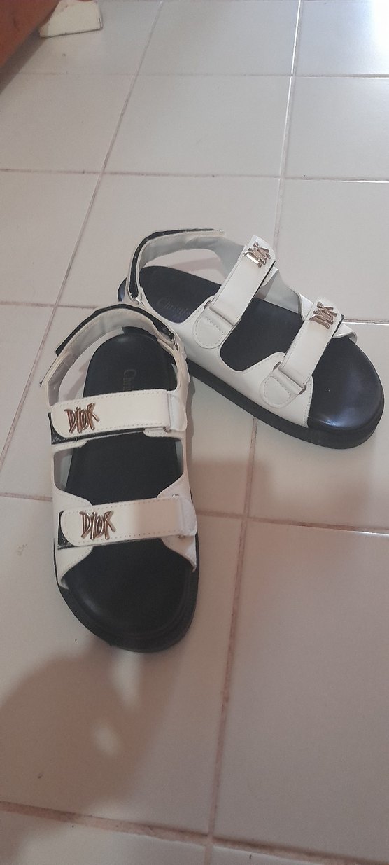 Beyaz Kadın Dolgu Topuklu Tokalı Sandalet - Görsel 4