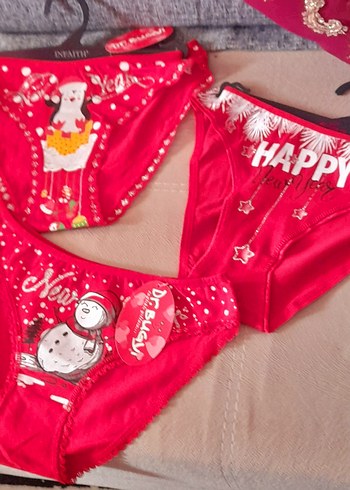 Renkli Desenli Mini Kadın Külot - Görsel 2