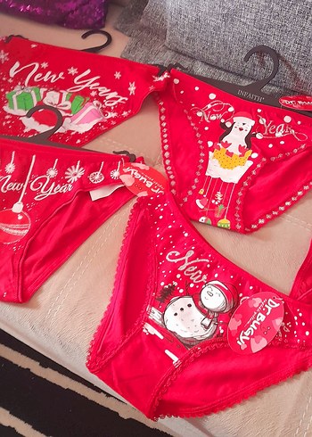 Renkli Desenli Mini Kadın Külot - Görsel 4