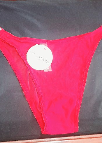 Parlak Kırmızı Midi Kadın İç Çamaşırı - Görsel 4