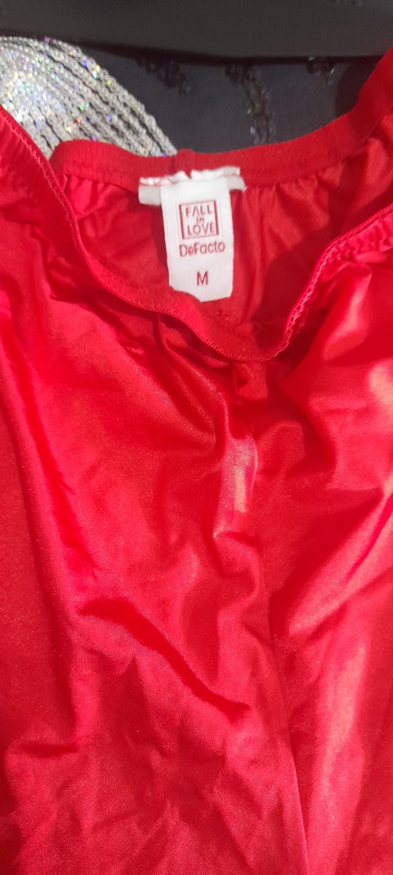 Kırmızı Mini Kadın İç Giyim Şortu - Görsel 3