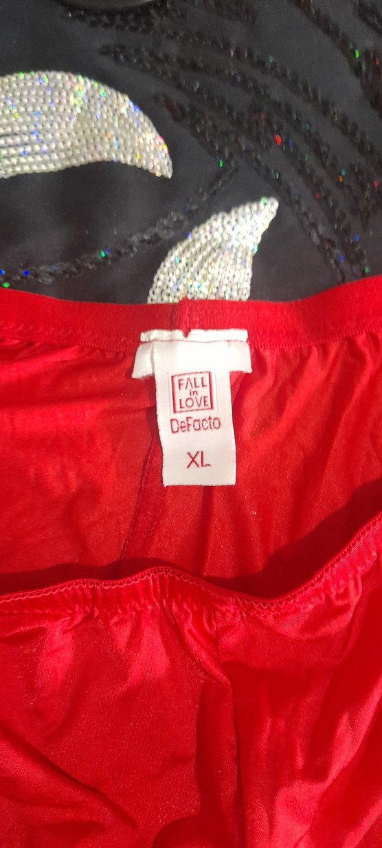 Kırmızı Mini Kadın İç Giyim Şortu - Görsel 4