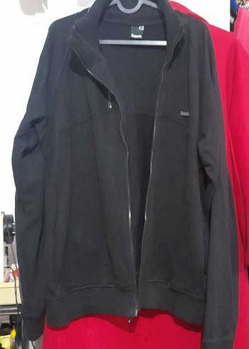 Siyah Fermuarlı Erkek Polar Sweatshirt xl beden - Görsel 2