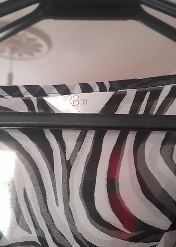 l Beden Zebra Desenli Renkli plaj ellbisesi