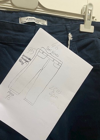 34 Beden LCW 34 erkek pantolon SIFIR