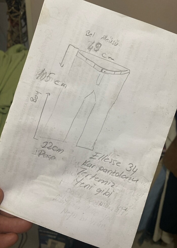 ELLESE 34 kar pantolonu gömlek hediyeli - Görsel 2