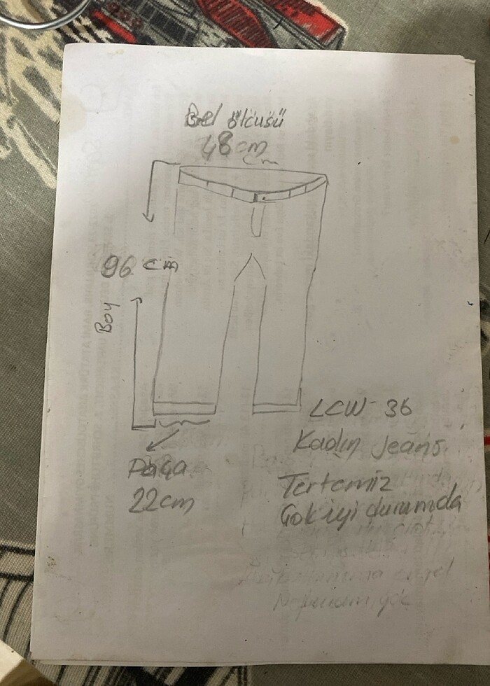 LCW HAMİLE PANTOLON 36 gömlek hediye - Görsel 2