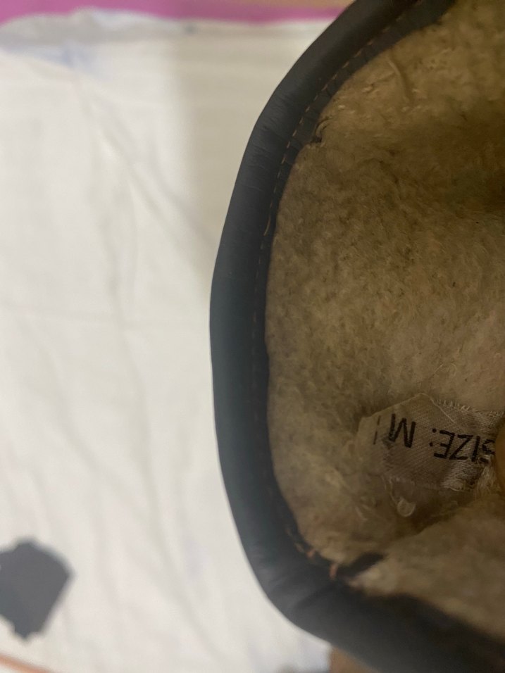 Kahverengi Süet Eldiveni, M (deri) - Görsel 5