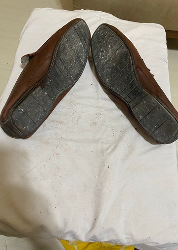 Kahverengi Deri Erkek Klasik Ayakkabı - Görsel 6