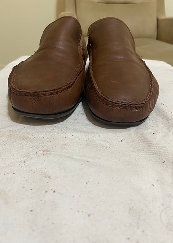 Kahverengi Deri Erkek Klasik Ayakkabı - Görsel 5