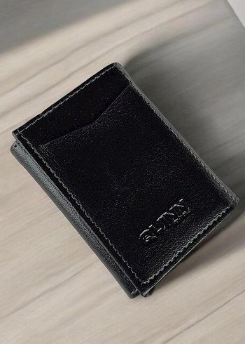 Gri Bej Minimalist Erkek Cüzdan - Görsel 2