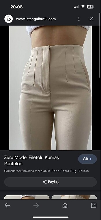 Zara model pantolon