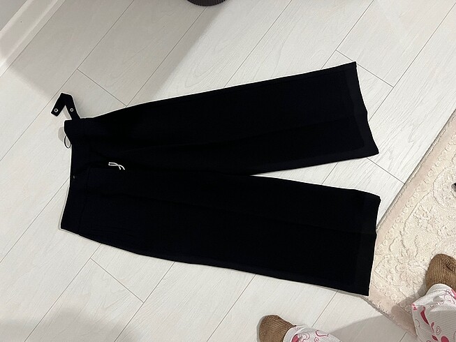 Topshop Midi siyah pantolon