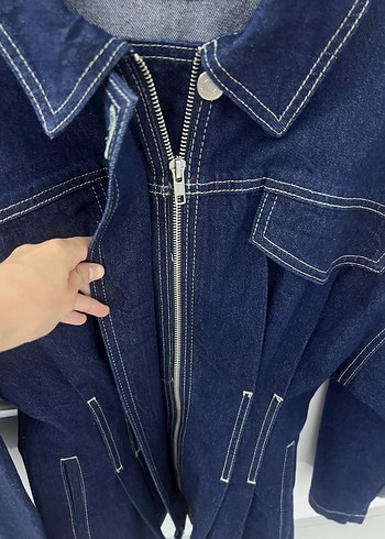 s Beden lacivert Renk Asos kot ceket bel oturtmalı