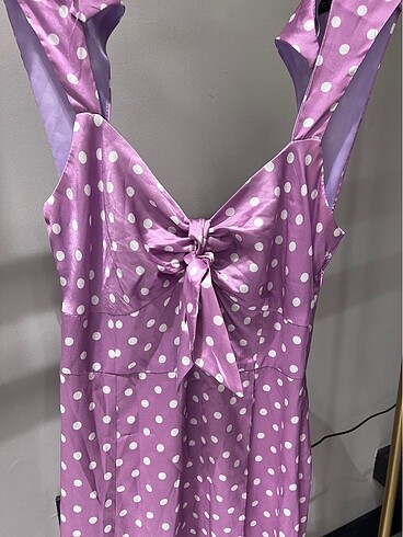 Zara Puantiyeli zara elbise