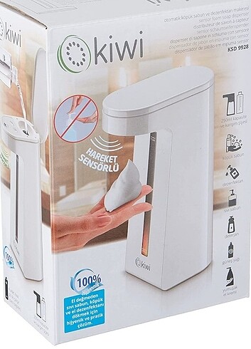  Beden Kiwi otomatik köpük sabun makinesi 