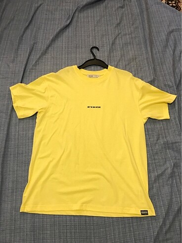 Limon Sarısı erkek oversize tişört