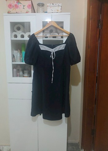 polyester lacivert 44 benden mini elbise