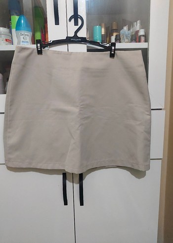 Bej Midi Kadın Etek - Görsel 2