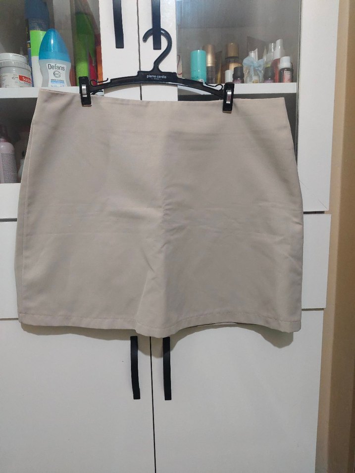 Bej Midi Kadın Etek - Görsel 2