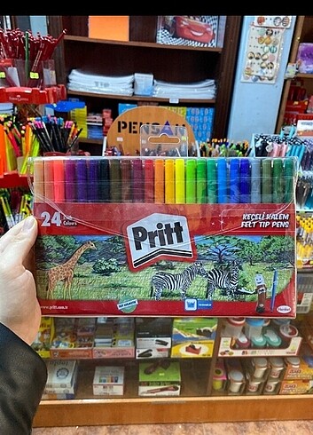 Pritt marka 24 lu keceli kalem seti