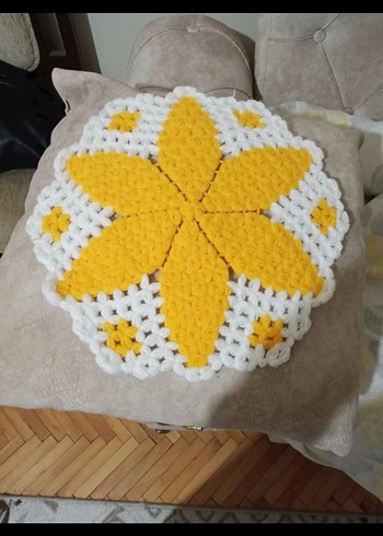 Sarı Çiçek Desenli banyo lifi - Görsel 2