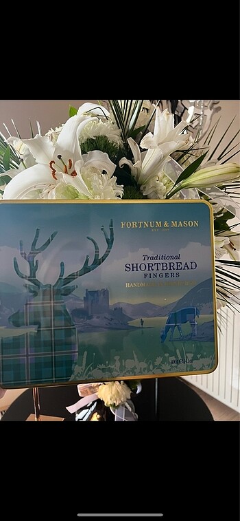 FORTNUM AND MASON BOŞ METAL BİSKÜVİ SAKLAMA KUTUSU
