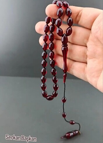 Ateş Kehribar tesbih 