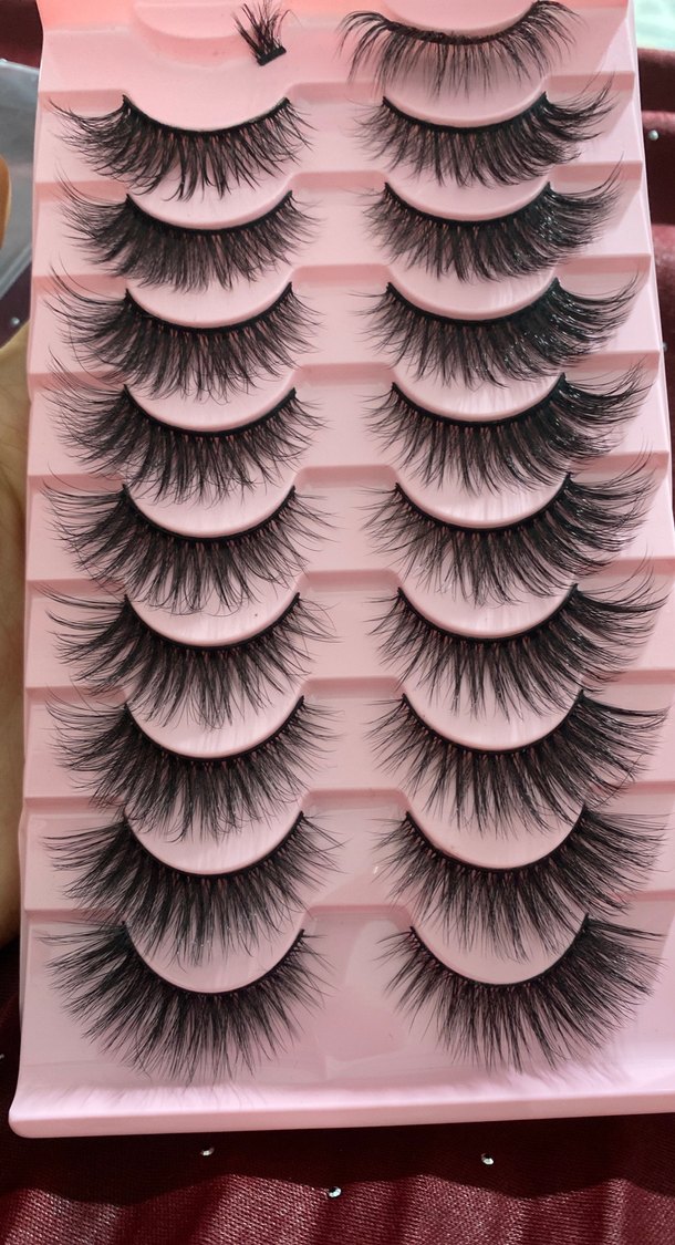 Pembe Kutuda Doğal Görünümlü Takma Kirpikler - Görsel 2