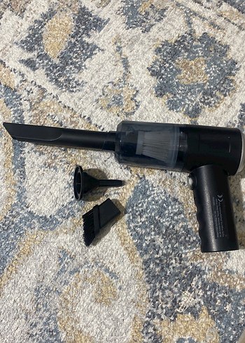 Mini Taşınabilir Siyah Süpürge - Görsel 4