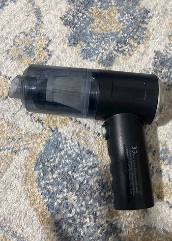 Mini Taşınabilir Siyah Süpürge - Görsel 2