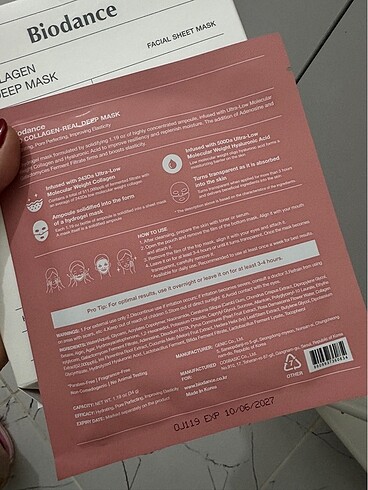 Biodance kolajen maske