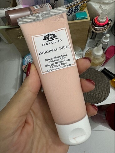Origins pembe kil maskesi