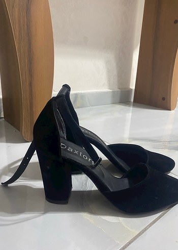 Klasik Siyah Topuklu Kadın Ayakkabı - Görsel 5