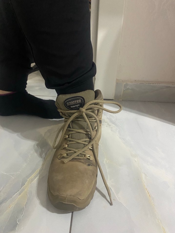 Bej Bağcıklı Unisex  Outdoor Bot - Görsel 3