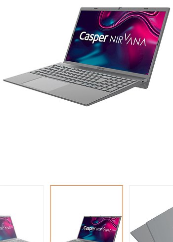 Gri Casper Nirvana Laptop - Görsel 2
