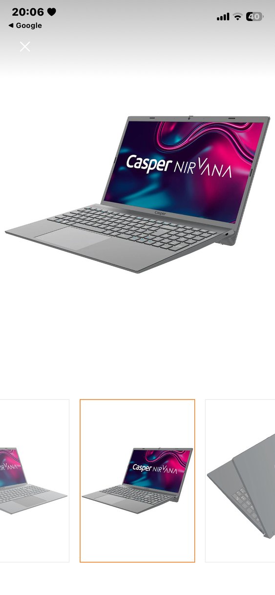 Gri Casper Nirvana Laptop - Görsel 2
