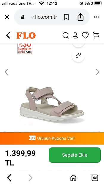 Flo Ayakkabı Travelsoft sandalet