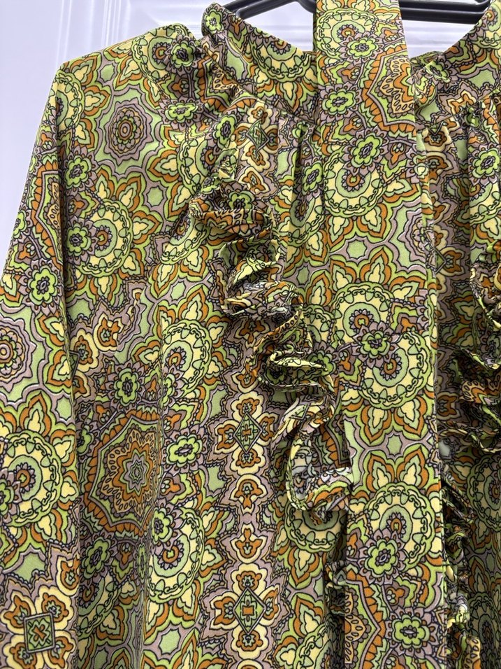 Kadın Haki Bohem Uzun Elbise - Görsel 4