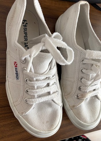 Beyaz Kadın Sneakers - Minimalist Normcore - Görsel 3