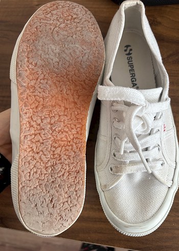 Beyaz Kadın Sneakers - Minimalist Normcore - Görsel 4