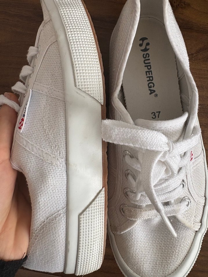 Beyaz Kadın Sneakers - Minimalist Normcore - Görsel 5