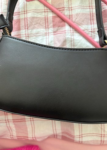 Siyah Deri Kadın Çanta - Görsel 4