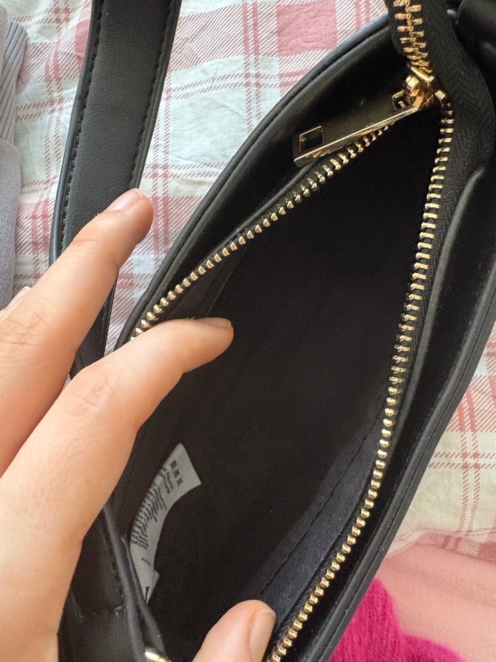 Siyah Deri Kadın Çanta - Görsel 3