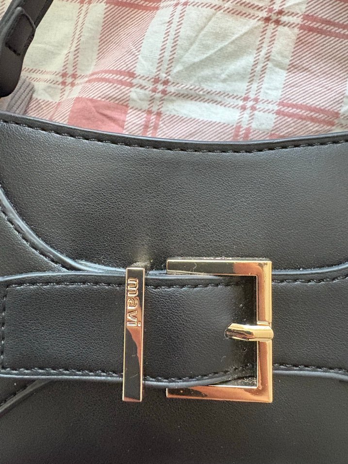 Siyah Deri Kadın Çanta - Görsel 2