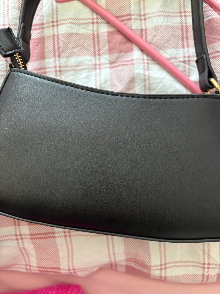 Siyah Deri Kadın Çanta - Görsel 4