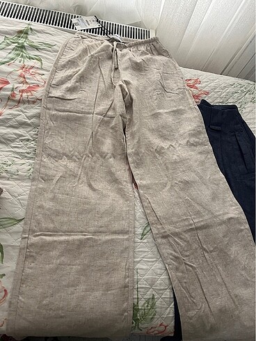 Bershka keten pantolon