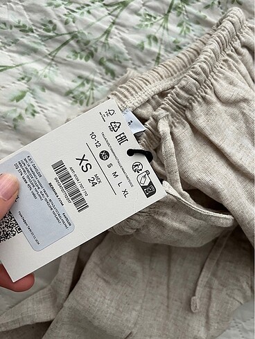Bershka Bershka keten pantolon