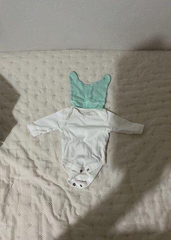 Bebek Beyaz Uzun Kollu Hastane Tulumu - Görsel 3