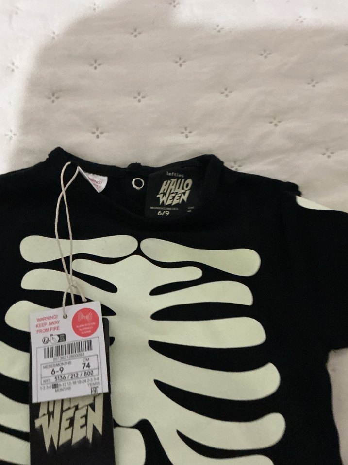 Uzun Kollu Siyah Bebek Body - Kafes Desenli - Görsel 3